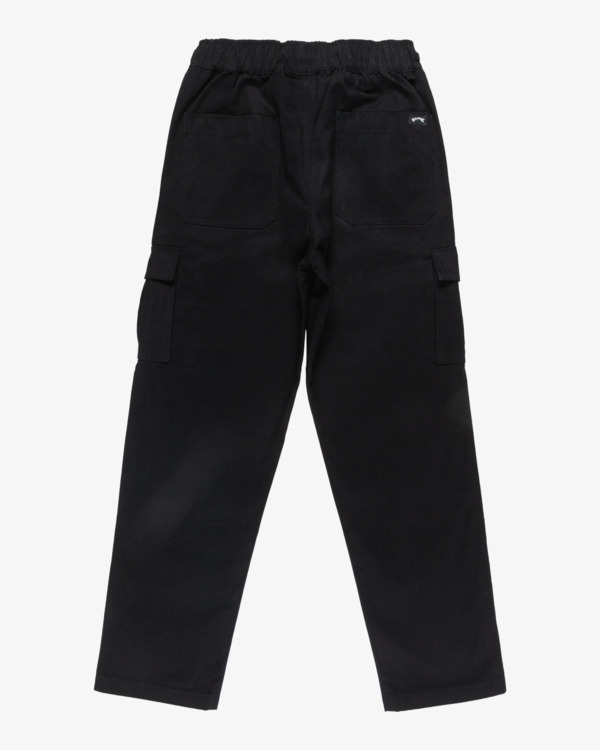6 Larry Cargo - Hose mit elastischer Taille für Jungen 8-16 Schwarz EBBNP03007 Billabong