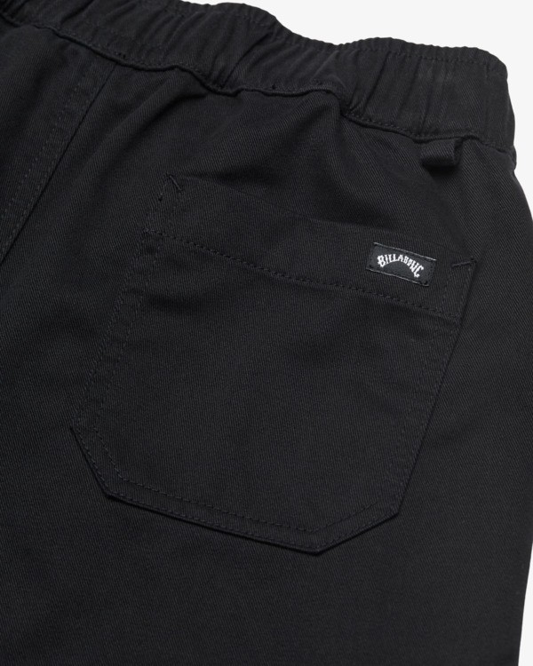 9 Larry Cargo - Hose mit elastischer Taille f&uuml;r Jungen 8-16 Schwarz EBBNP03007 Billabong