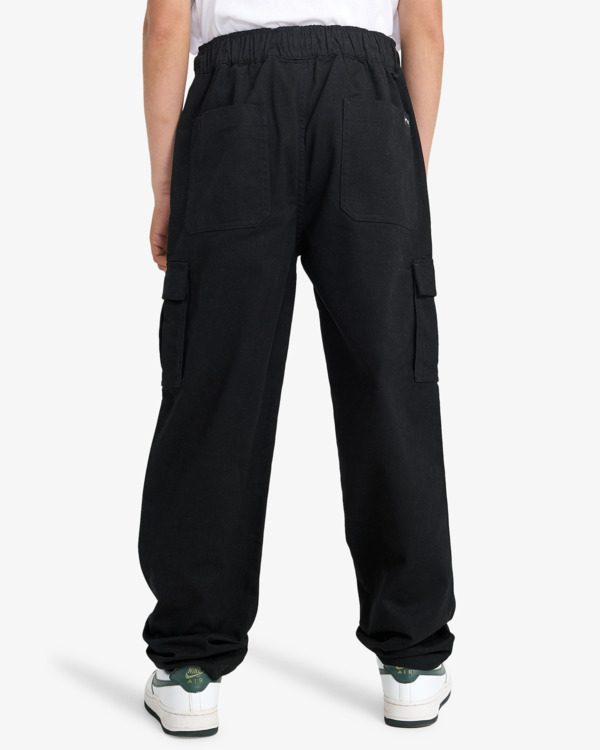 2 Larry Cargo - Hose mit elastischer Taille für Jungen 8-16 Schwarz EBBNP03007 Billabong