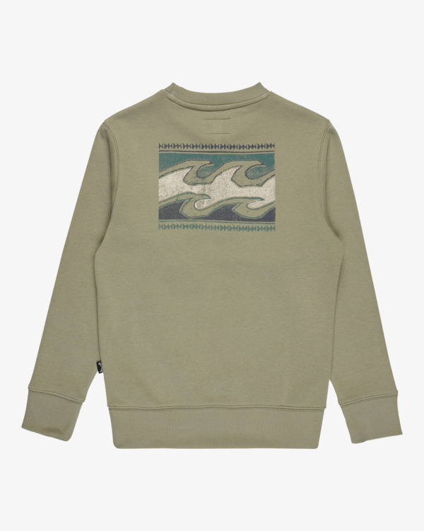 5 Foundation Cr - Rundhals-Sweatshirt für Jungen 8-16 Grün EBBSF00131 Billabong