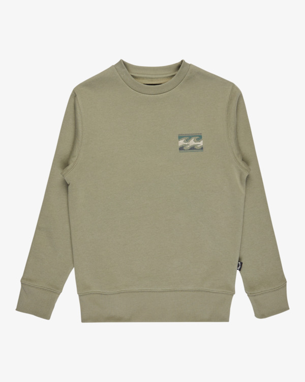 4 Foundation Cr - Rundhals-Sweatshirt für Jungen 8-16 Grün EBBSF00131 Billabong