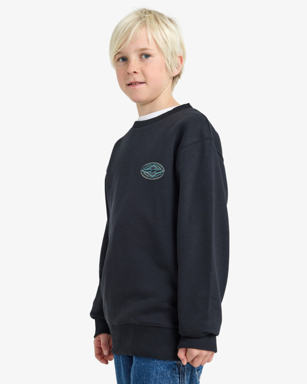 2 Foundation Cr - Rundhals-Sweatshirt für Jungen 8-16 Schwarz EBBSF00131 Billabong