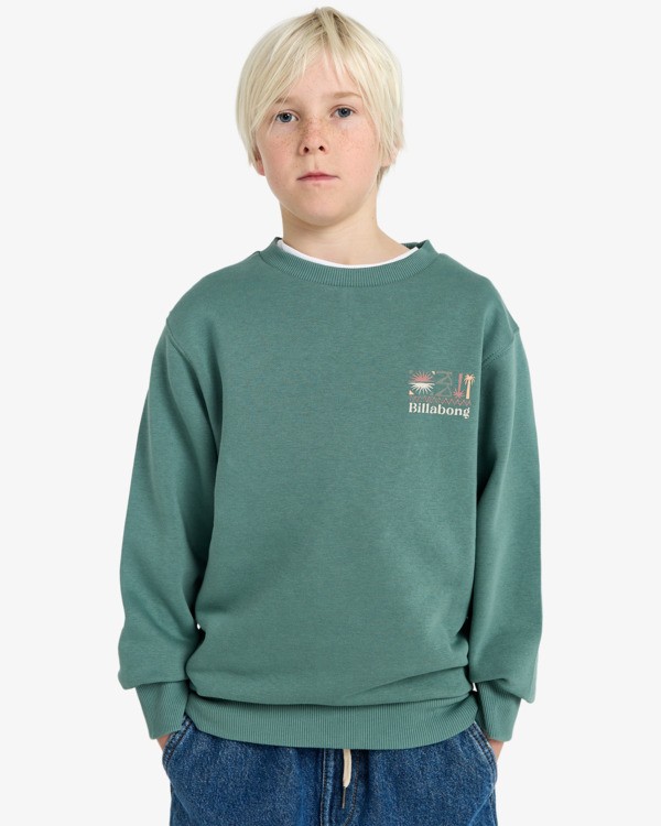 0 Foundation Cr - Rundhals-Sweatshirt für Jungen 8-16 Blau EBBSF00131 Billabong