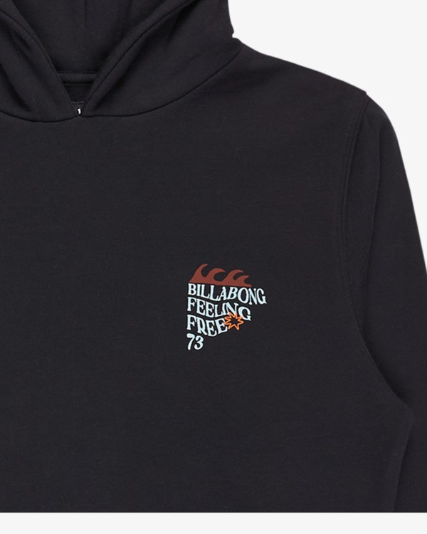 2 Foundation Po - Kapuzenpulli für Jungen 8-16 Schwarz EBBSF00132 Billabong