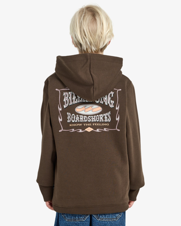 2 Foundation Po - Kapuzenpulli für Jungen 8-16 Braun EBBSF00132 Billabong
