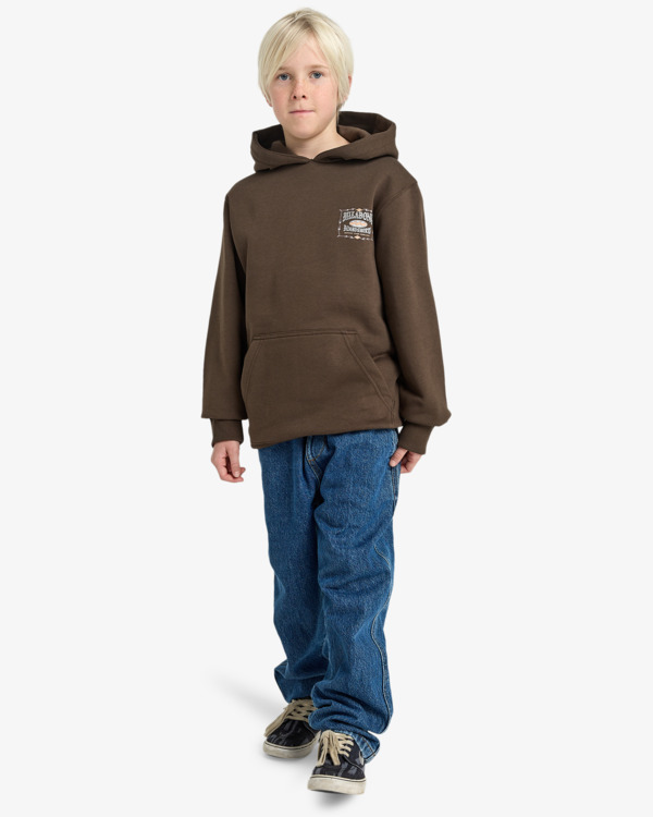 1 Foundation Po - Kapuzenpulli für Jungen 8-16 Braun EBBSF00132 Billabong