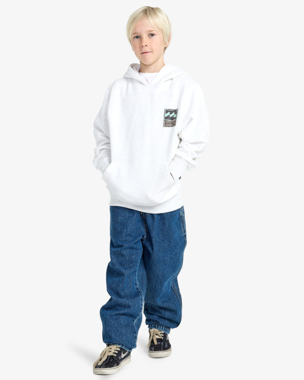 1 Foundation Po - Pullover Hoodie for Boys 8-16 White EBBSF00132 Billabong