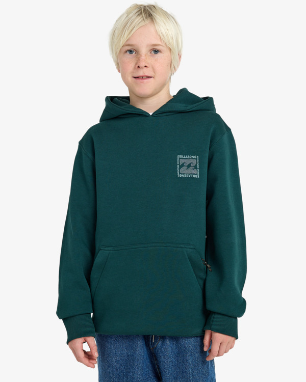0 Compass - Maglione in pile da Ragazzo 8-16 Green EBBSF00133 Billabong