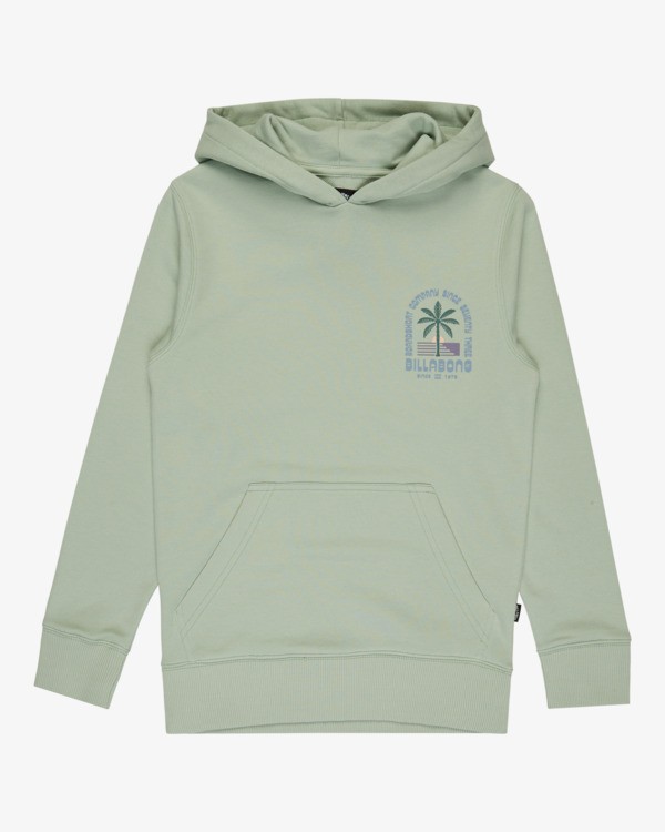 6 Foundation - Sweatshirt com capuz para Rapazes 8-16 Verde EBBSF00141 Billabong