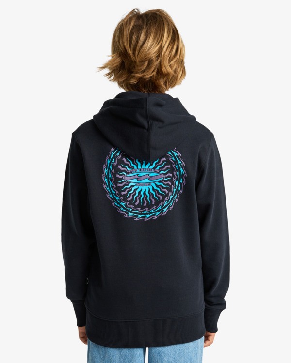 2 Foundation - Sweatshirt com capuz para Rapazes 8-16 Preto EBBSF00141 Billabong