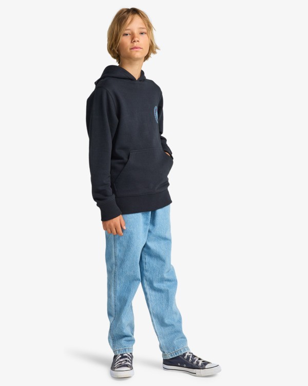 1 Foundation - Sweatshirt com capuz para Rapazes 8-16 Preto EBBSF00141 Billabong