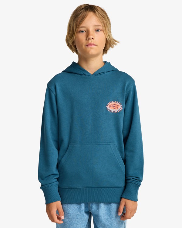 0 Foundation - Sweatshirt com capuz para Rapazes 8-16 Azul EBBSF00141 Billabong