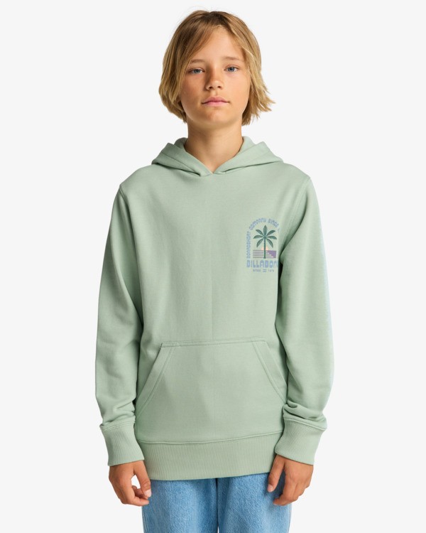 0 Foundation - Sweatshirt com capuz para Rapazes 8-16 Verde EBBSF00141 Billabong