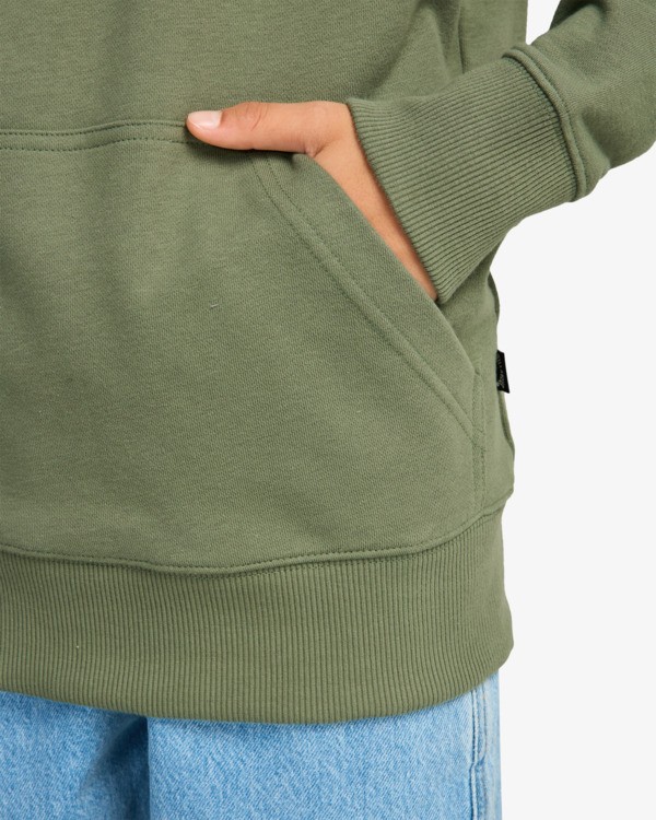 5 Foundation - Sweatshirt com capuz para Rapazes 8-16 Verde EBBSF00141 Billabong