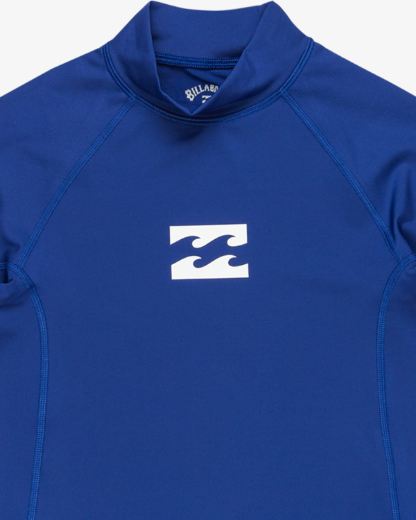 2 Waves All Day - Short Sleeve Rash Vest for Boys 8-16 Purple EBBWR00101 Billabong