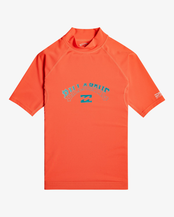 0 Arch - Lycra manches courtes pour Garçon 8-16 ans Orange EBBWR00103 Billabong