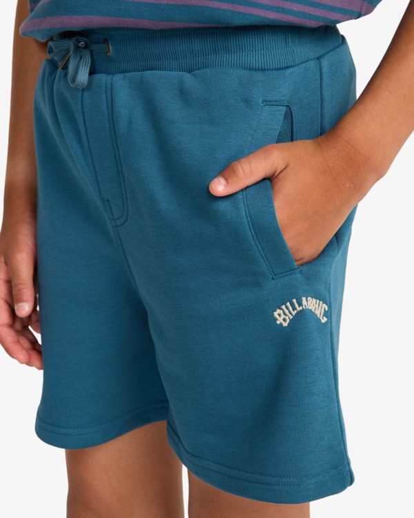 4 Arch 15" - Short de marche &agrave; taille &eacute;lastique pour Gar&ccedil;on 8-16 Bleu EBBWS00110 Billabong