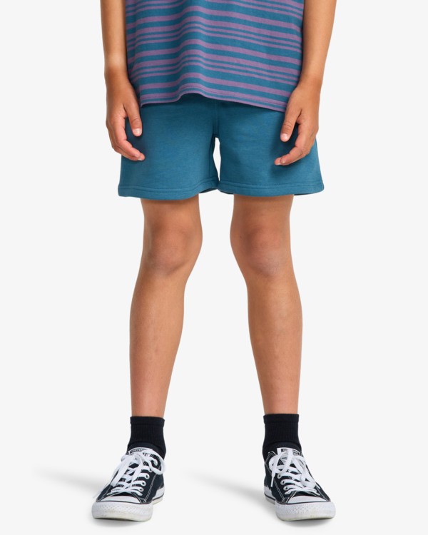 0 Arch 15" - Elastic Waist Walkshorts for Boys 8 - 16 Blue EBBWS00110 Billabong