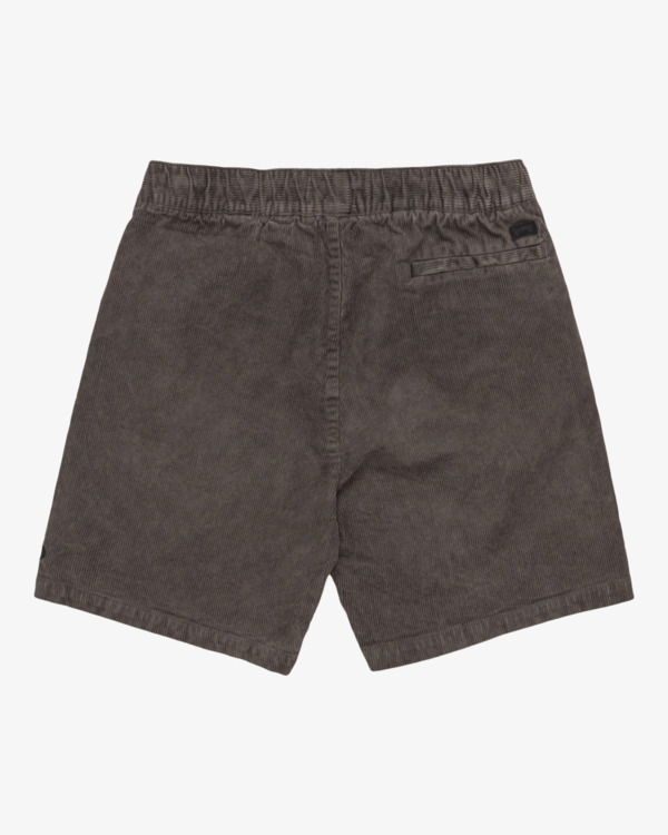 1 Larry - Elastic Waist Walkshorts for Boys 10 - 18 Black EBBWS00112 Billabong