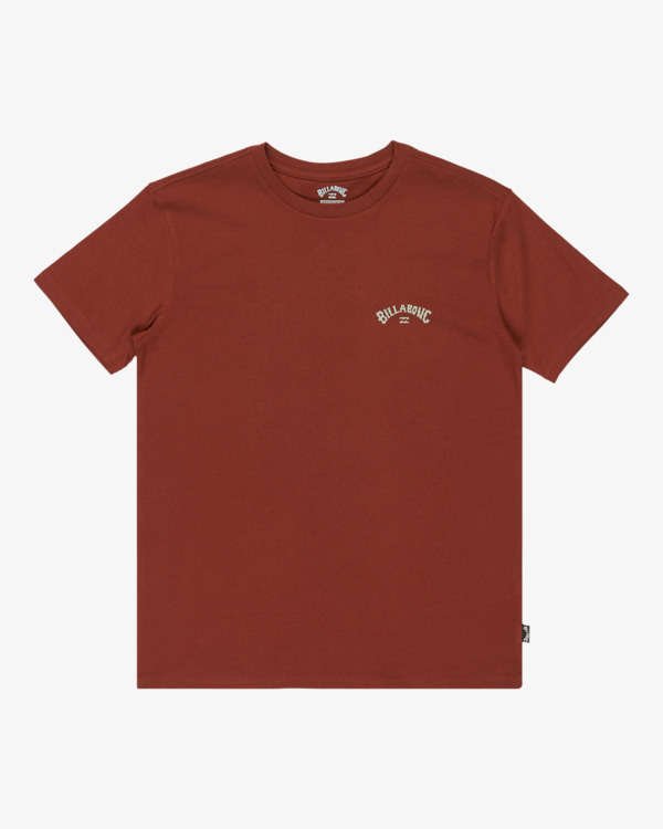 0 Arch Wave - Short Sleeve T-Shirt for Boys 8-16 Red EBBZT00101 Billabong