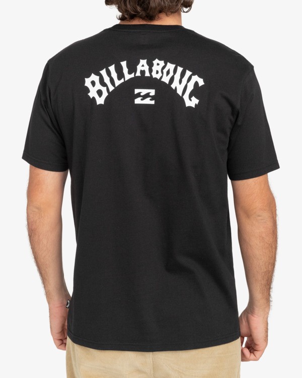 1 Arch Wave - Camiseta de manga corta para chicos 8-16 Negro EBBZT00101 Billabong