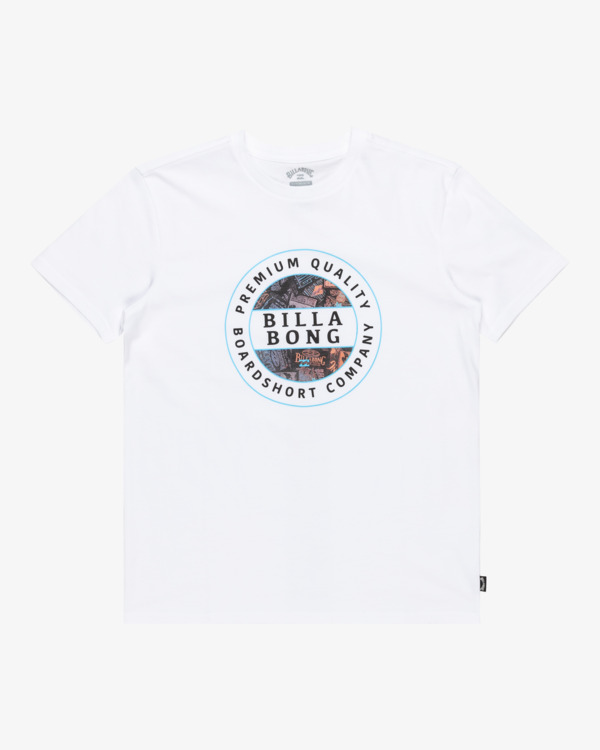 0 Rotor Fill - Short Sleeves T-Shirt for Boys 8 - 16 White EBBZT00147 Billabong