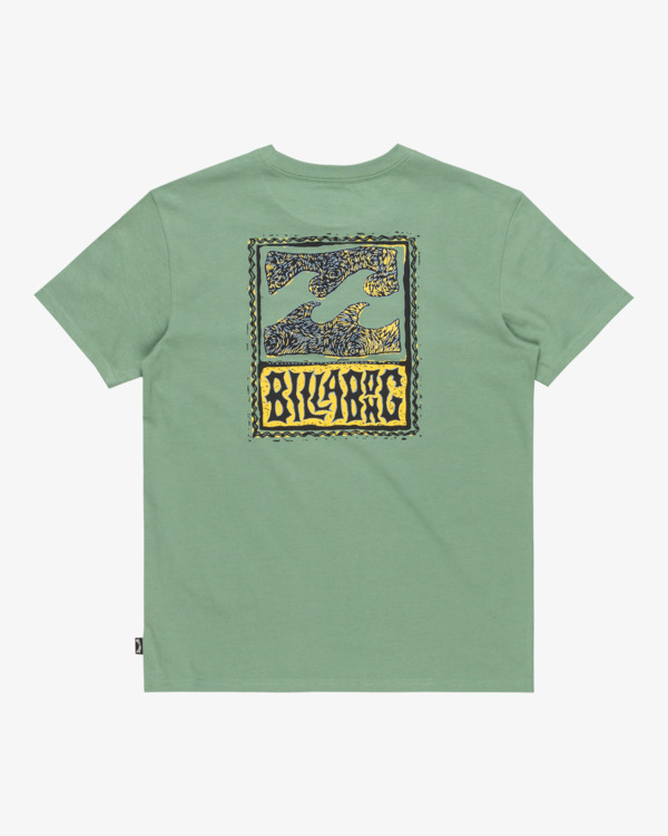 1 Stamp - Short Sleeves T-Shirt for Boys 8 - 16 Green EBBZT00149 Billabong