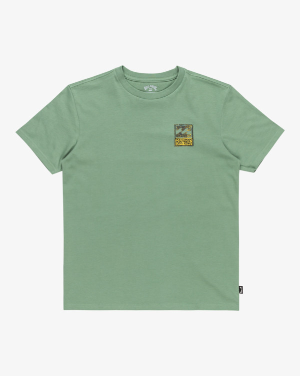 0 Stamp - Short Sleeves T-Shirt for Boys 8 - 16 Green EBBZT00149 Billabong