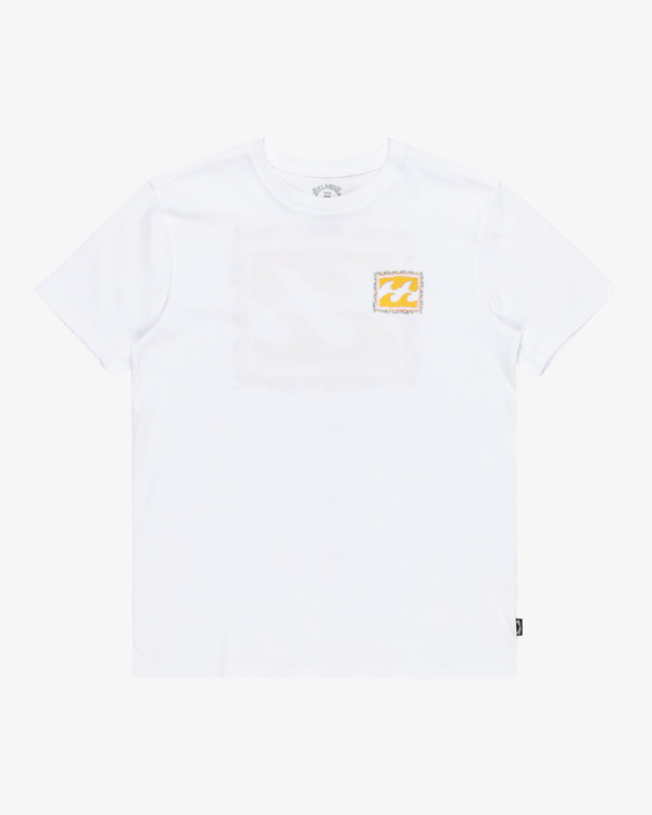 0 Crayon Wave - T-shirt à manches courtes pour Garçon 8-16 Blanc EBBZT00151 Billabong