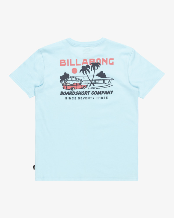 1 Palm Springs - Maglietta a maniche corte da Ragazzo 8-16 Blue EBBZT00155 Billabong