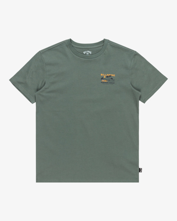 0 Palm Springs - Short Sleeves T-Shirt for Boys 8 - 16 Green EBBZT00155 Billabong