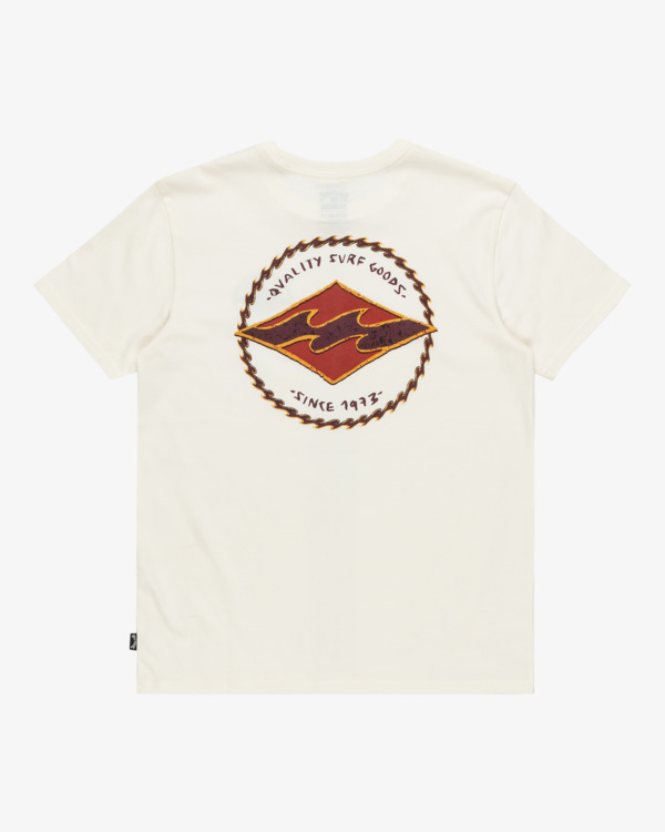 1 Rotor Diamond - Camiseta de manga corta para Chicos 8 - 16 años Blanco EBBZT00156 Billabong