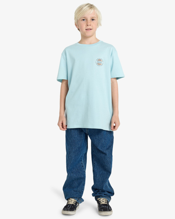 2 Rotor Fill - T-Shirt à manches courtes pour Garçon 8-16 ans Bleu EBBZT00177 Billabong