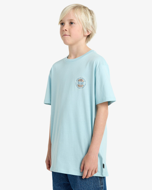 3 Rotor Fill - T-Shirt à manches courtes pour Garçon 8-16 ans Bleu EBBZT00177 Billabong
