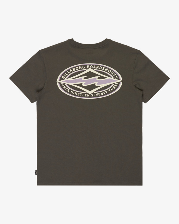 1 Diamond Vision - Camiseta de manga corta para chicos 8-16 Negro EBBZT00179 Billabong