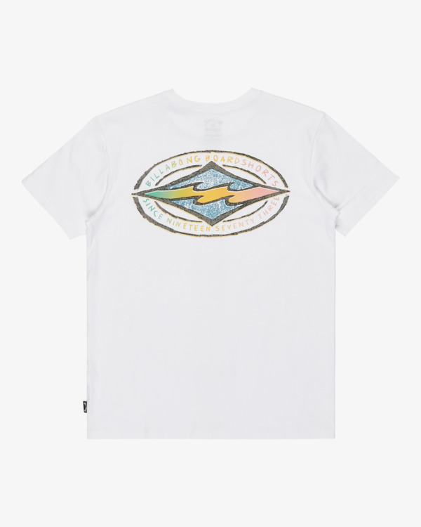1 Diamond Vision - Short Sleeve T-Shirt for Boys 8-16 White EBBZT00179 Billabong
