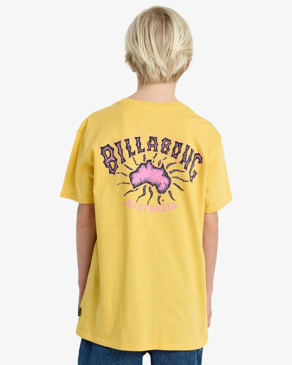 1 Origin - T-Shirt à manches courtes pour Garçon 8-16 ans Jaune EBBZT00184 Billabong