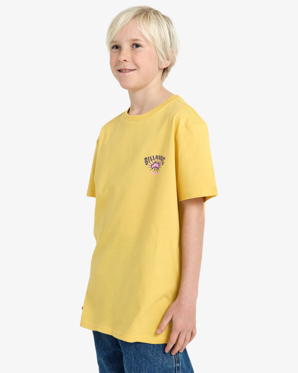 3 Origin - T-Shirt à manches courtes pour Garçon 8-16 ans Jaune EBBZT00184 Billabong