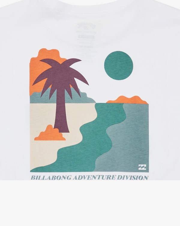 1 Sundown - Short Sleeve T-Shirt for Boys 8-16 White EBBZT00189 Billabong