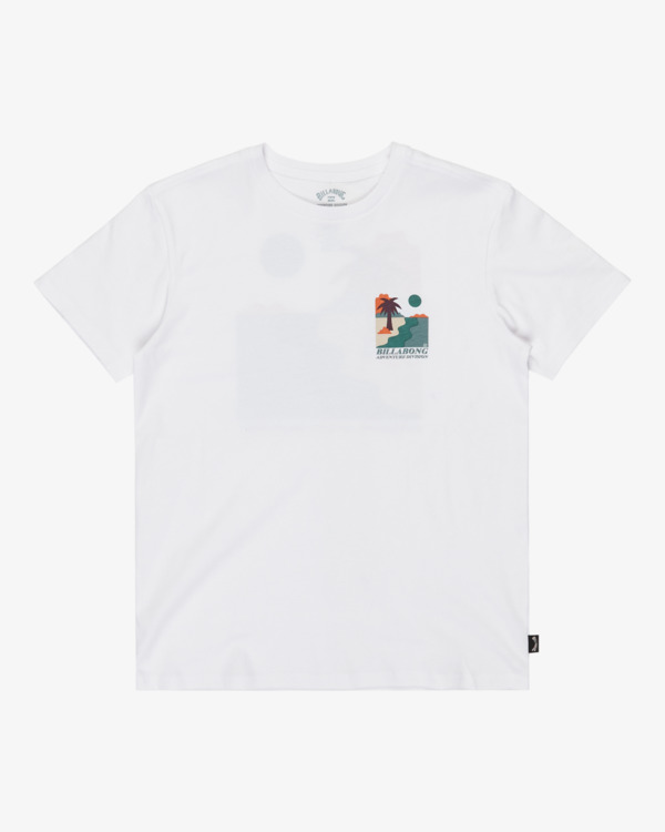 0 Sundown - Short Sleeve T-Shirt for Boys 8-16 White EBBZT00189 Billabong