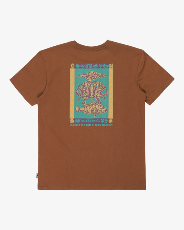 6 Fauna - T-Shirt à manches courtes pour Garçon 8-16 ans Marron EBBZT00190 Billabong