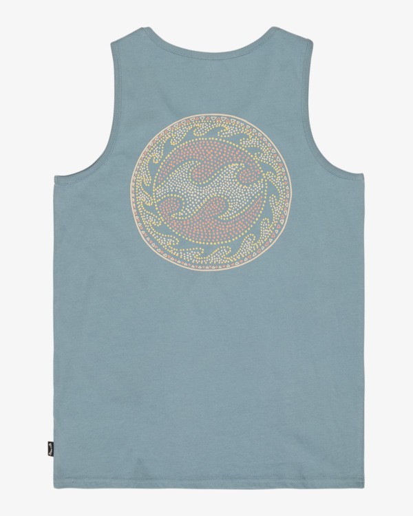 1 Crayon Wave - Tank-Top f&uuml;r Jungen 8-16 Blau EBBZT00215 Billabong