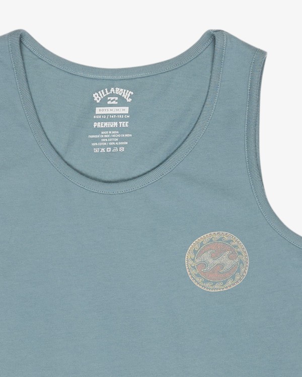2 Crayon Wave - Tank-Top f&uuml;r Jungen 8-16 Blau EBBZT00215 Billabong