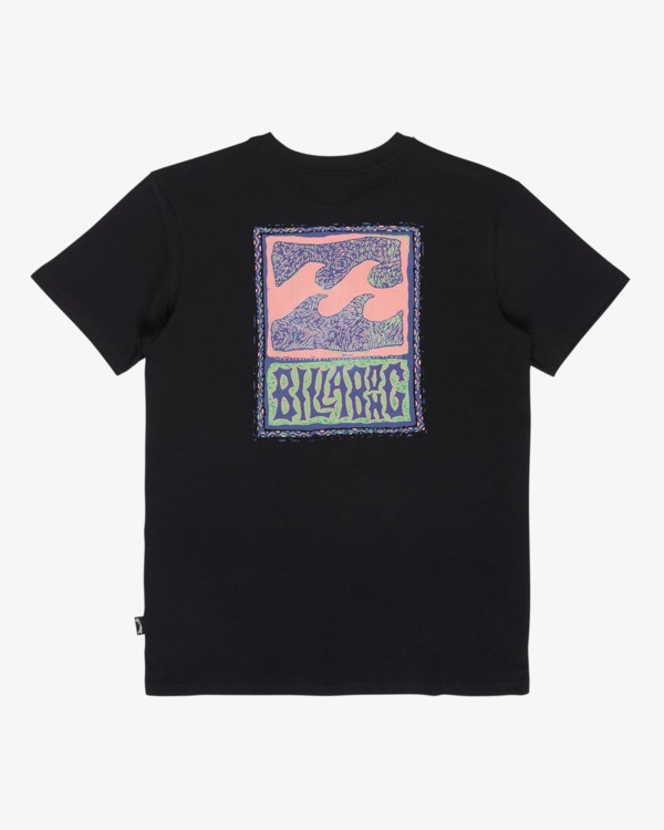 1 Stamp - Short Sleeve T-Shirt for Boys 8-16 Black EBBZT00221 Billabong
