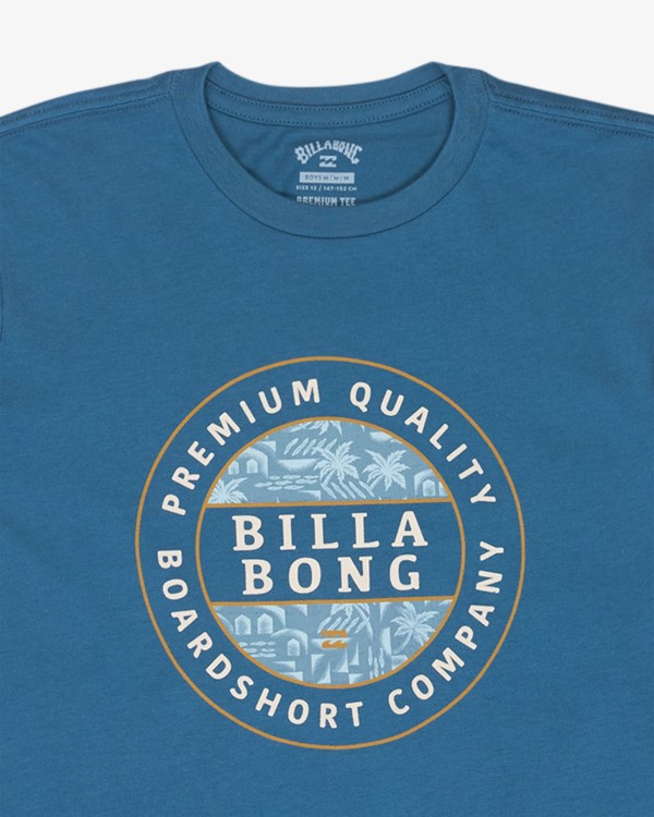 2 Rotor Fill - T-Shirt &agrave; manches courtes pour Gar&ccedil;on 8-16 ans Bleu EBBZT00223 Billabong