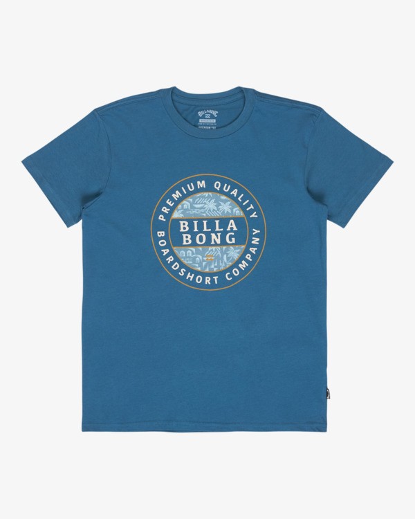 0 Rotor Fill - Short Sleeve T-Shirt for Boys 8-16 Blue EBBZT00223 Billabong