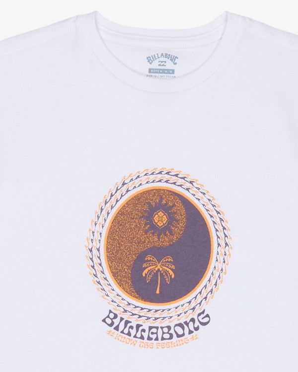 2 Tropical Pets - Camiseta de manga corta para chicos 8-16 Blanco EBBZT00224 Billabong