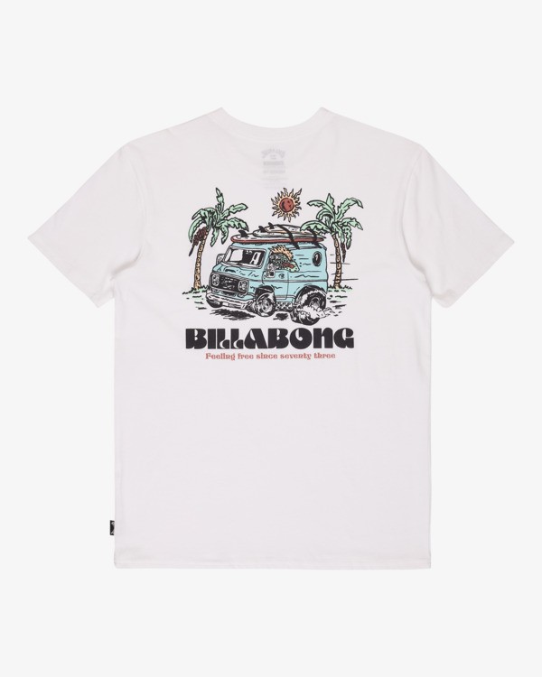 1 Rush To Relax - Short Sleeve T-Shirt for Boys 8-16 White EBBZT00231 Billabong