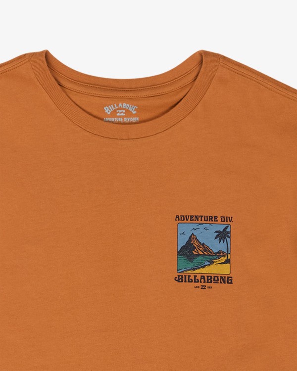 2 Post Cards - T-Shirt f&uuml;r Jungen 8-16 Braun EBBZT00239 Billabong