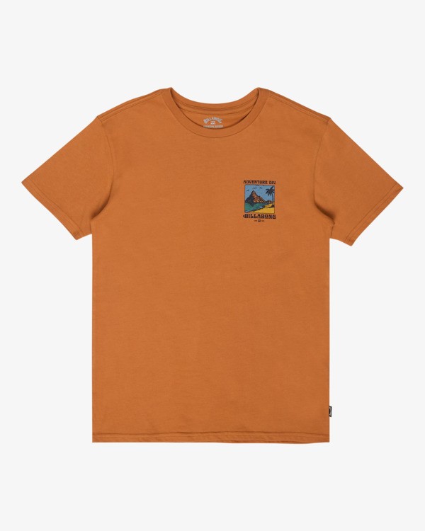 0 Post Cards - T-Shirt f&uuml;r Jungen 8-16 Braun EBBZT00239 Billabong